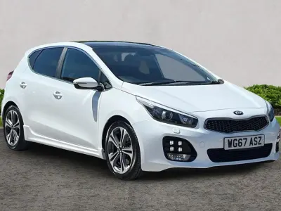 Used Kia Ceed GT-Line S 118 HP (86 kW) 2017 White Hatchback