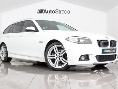 White Used 2015 BMW 520 M Sport Estate | £6,249 (Fair price)