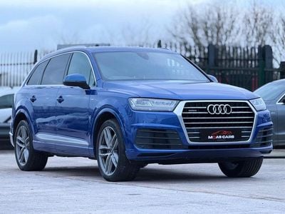 Blue Used 2017 Audi Q7 S-Line SUV | £17,998 (A bit pricey)