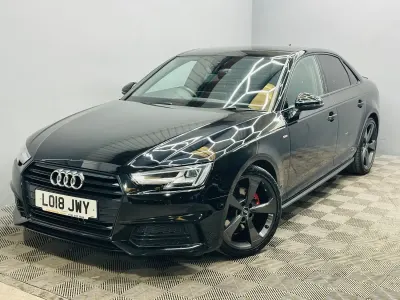 Used Audi A4 Black Edition 150 HP (110 kW) 2018 Black Sedan