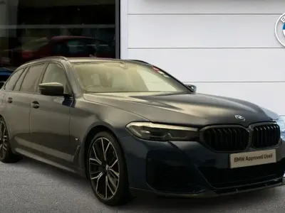 Used BMW 540 M Sport 333 HP (244 kW) 2022 Blue Estate