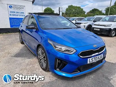 Used Kia Ceed GT-Line S 138 HP (101 kW) 2020 Blue Hatchback