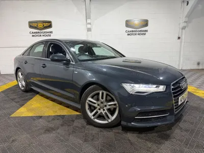 Begagnad Audi A6 S-Line 2016 Blå Sedan