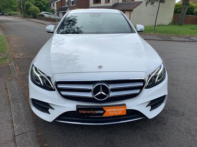 Used Mercedes E220 AMG line 2017 White Sedan