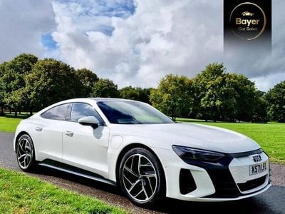 White Used 2022 Audi e-tron GT quattro Advanced Sedan | £42,785 (A bit pricey)