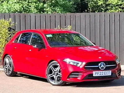 Used Mercedes A180 Executive 136 HP (100 kW) 2022 Red Hatchback