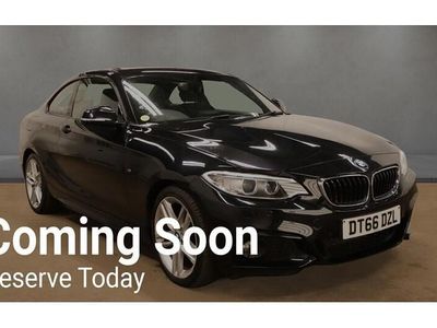 Used BMW 218 M Sport 2016 Black sapphire metallic paint Coupe