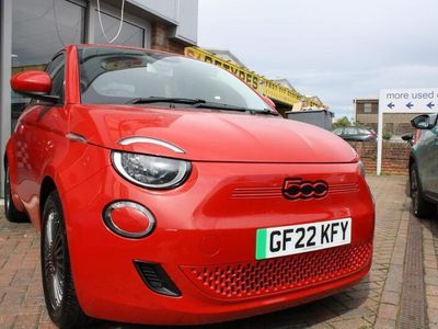 used Fiat 500e 24KWH RED AUTO 3DR ELECTRIC FROM 2022 FROM TUNBRIDGE WELLS (TN2 3EY) | SPOTICAR