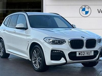 White Used 2021 BMW X3 M Sport SUV | £27,702 (Good price)