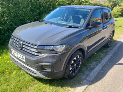 Usado VW T-Cross S 95 CV (69 kW) 2020 Gris SUV