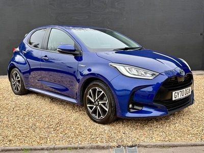 Used Toyota Yaris Hybrid Design 2020 Blue Hatchback