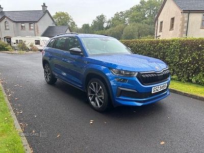 Used Skoda Kodiaq SportLine 150 HP (110 kW) 2022 Blue SUV