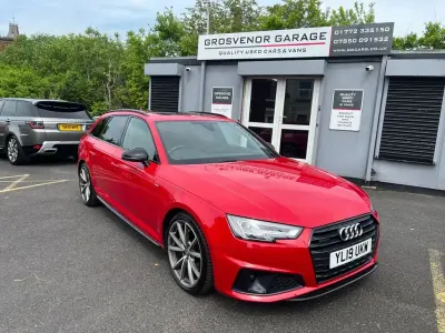 Used Audi A4 Black Edition 190 HP (139 kW) 2019 Red Estate