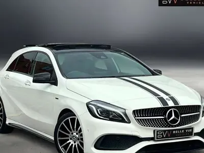Used Mercedes A200 Premium Plus 136 HP (100 kW) 2018 White Hatchback