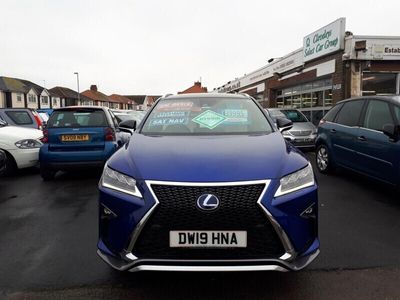 used Lexus RX450h 3.5 Hybrid F-Sport CVT Automatic From £39,195 + Retail Package