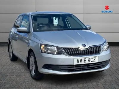 Used Skoda Fabia SE 94 HP (69 kW) 2018 Silver Hatchback