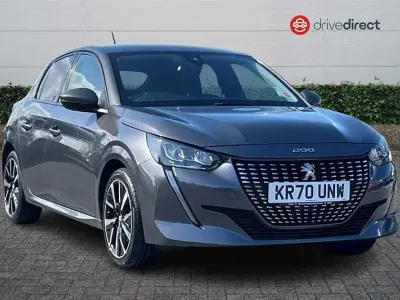 Używany Peugeot 208 Allure 100 KM (73 kW) 2020 Szary Hatchback