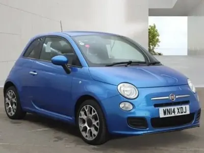 Used Fiat 500 S 69 HP (50 kW) 2014 Blue Hatchback