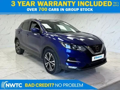 Używany Nissan Qashqai N-Connecta 115 KM (84 kW) 2018 Niebieski SUV