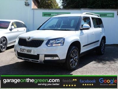 Moon white metallic Used 2017 Skoda Yeti SE Drive SUV | £12,995 (Fair price)