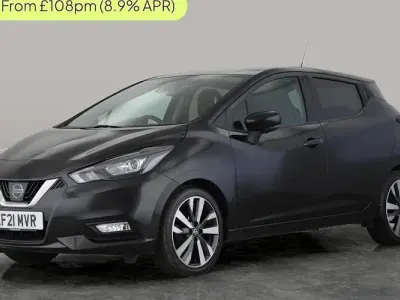 Used Nissan Micra Tekna 92 HP (67 kW) 2021 Black Hatchback