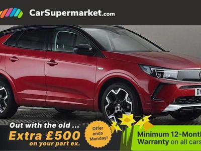 Used Vauxhall Grandland X Ultimate 131 HP (96 kW) 2024 Red SUV