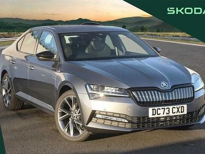 Used Skoda Superb SportlinePlus 214 HP (157 kW) 2023 Grey Hatchback