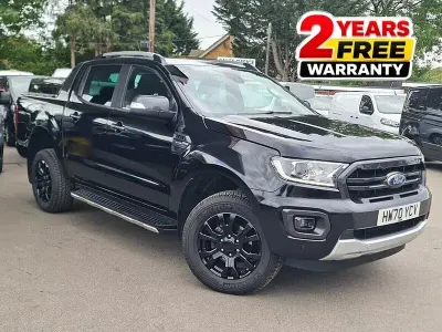 Usado Ford Ranger Wildtrack 2020 Negro Pickup/Camioneta