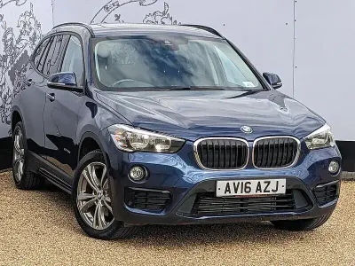 Used BMW X1 Sport Line 150 HP (110 kW) 2016 Blue SUV