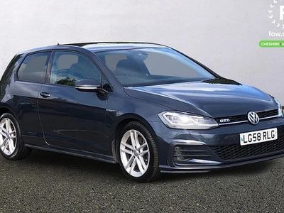 Used VW Golf VII GTD 184 HP (135 kW) 2018 Blue Hatchback