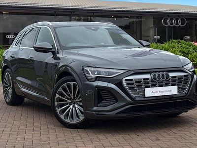 Begagnad Audi Q8 e-tron S-Line 300 kW (408 HK) 2025 Grå SUV