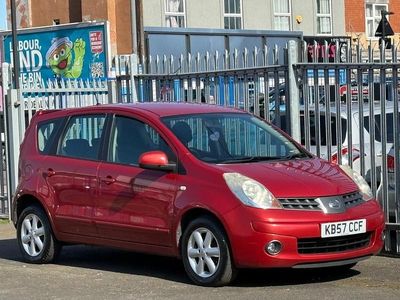 Used Nissan Note Acenta 87 HP (63 kW) 2007 Red Hatchback