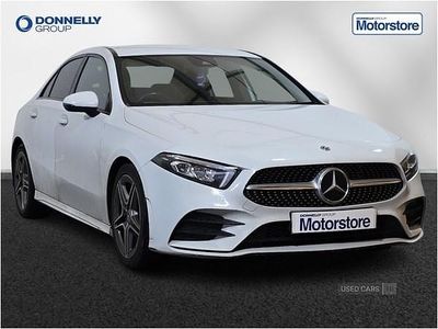 Used Mercedes A180 AMG line 2019 White Sedan