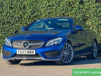 Blue Used 2017 Mercedes C300 AMG Line Premium Plus Coupe | £15,990 (A bit pricey)