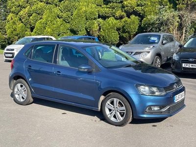Blue Used 2017 VW Polo Edition Hatchback | £9,995 (Fair price)