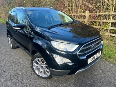 Black Used 2018 Ford Ecosport Titanium SUV | £8,290 (Fair price)