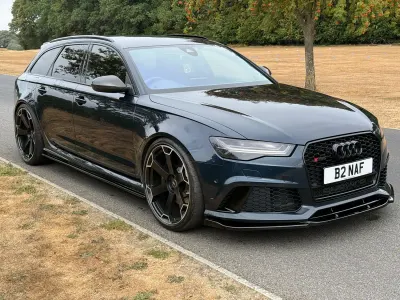 Used Audi RS6 Design 552 HP (405 kW) 2017 Blue Estate