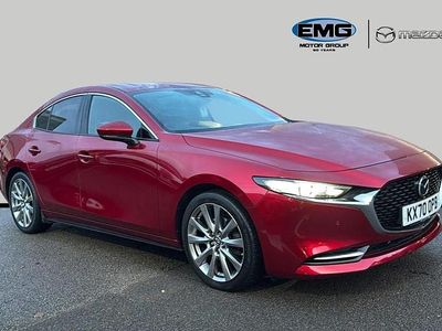 Red Used 2020 Mazda 3 Inclusive Sedan | £14,990 (A bit pricey)