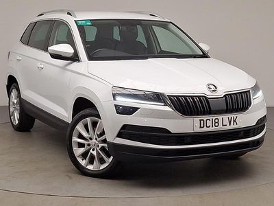 Used Skoda Karoq SE L 115 HP (84 kW) 2018 White SUV