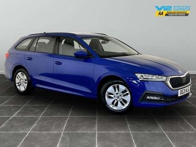 Used Skoda Octavia SE 150 HP (110 kW) 2021 Blue Estate