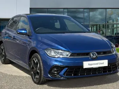 Used VW Polo R-line 115 HP (84 kW) 2025 Reef blue metallic Hatchback