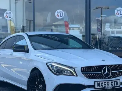 Used Mercedes CLA220 Shooting Brake AMG line 177 HP (130 kW) 2017 White Estate
