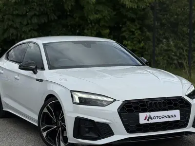 Used Audi A5 Sportback Black Edition 160 HP (117 kW) 2022 White Hatchback