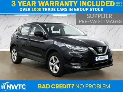Used Nissan Qashqai Acenta 115 HP (84 kW) 2018 Black SUV