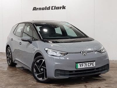 Begagnad VW ID.3 Pro Performance 150 kW (204 HK) 2021 Grå Halvkombi