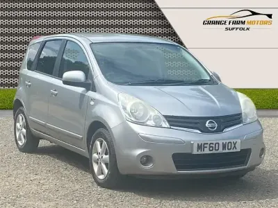 Used Nissan Note N-TEC 88 HP (64 kW) 2010 Silver Hatchback