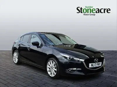 Used Mazda 3 Inclusive 117 HP (86 kW) 2017 Black Hatchback