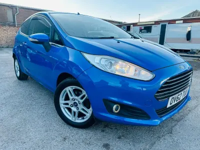 Used Ford Fiesta Zetec 82 HP (60 kW) 2013 Blue Hatchback