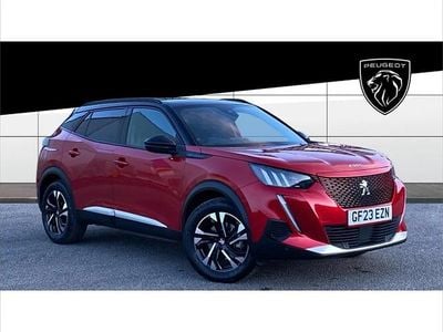 Used Peugeot e-2008 GTi 100 kW (136 HP) 2023 Red SUV