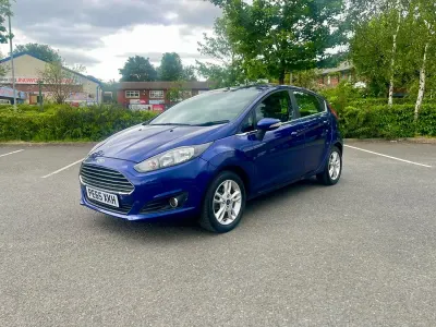 Used Ford Fiesta Zetec 2015 Blue Hatchback